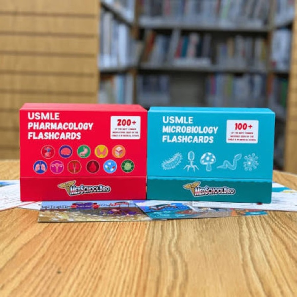 Medschool bro USMLE Flashcards Set - new. Never used